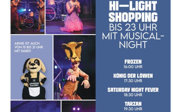 HI-Light-Shopping inkl. Musical Night am 27.10.2023 HI-Light-Shopping inkl. Musical Night am 27.10.2023